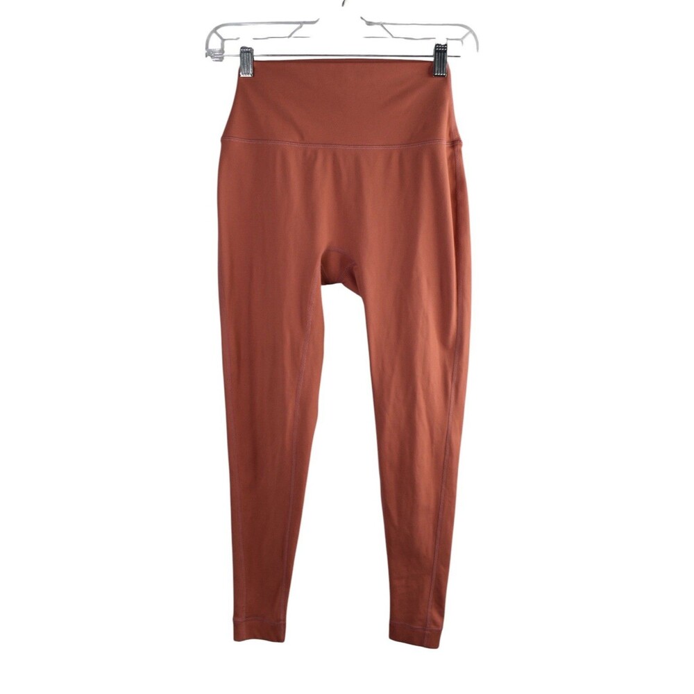 SET Active Luxform Leggings Size S Rust Terracotta High Rise Workout Yoga - Picture 2 of 8